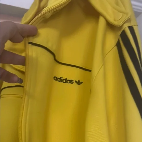 Adidas Yellow Track Jacket - Picture 3 of 6